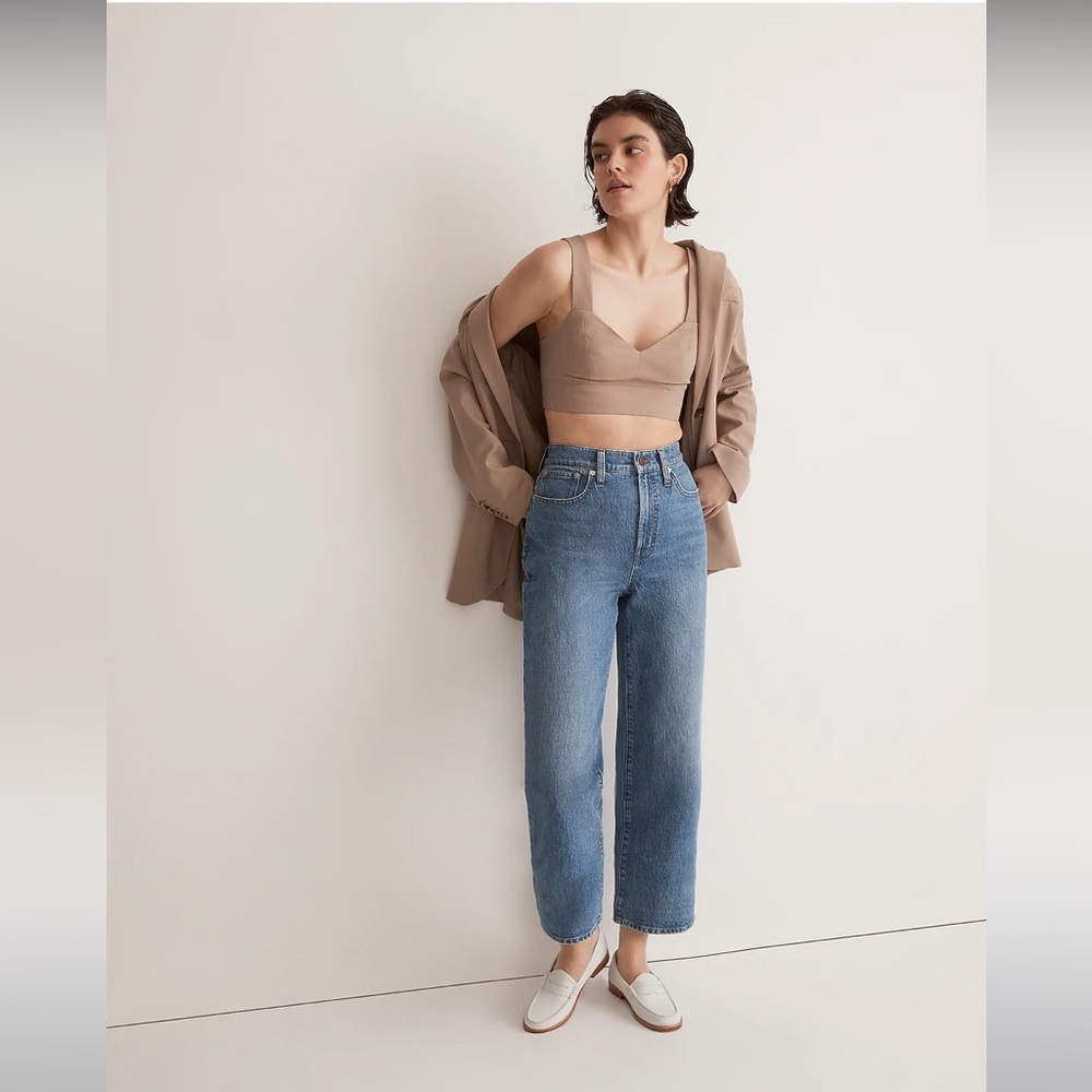 Madewell Perfect Vintage Wide Leg Crop Jean
